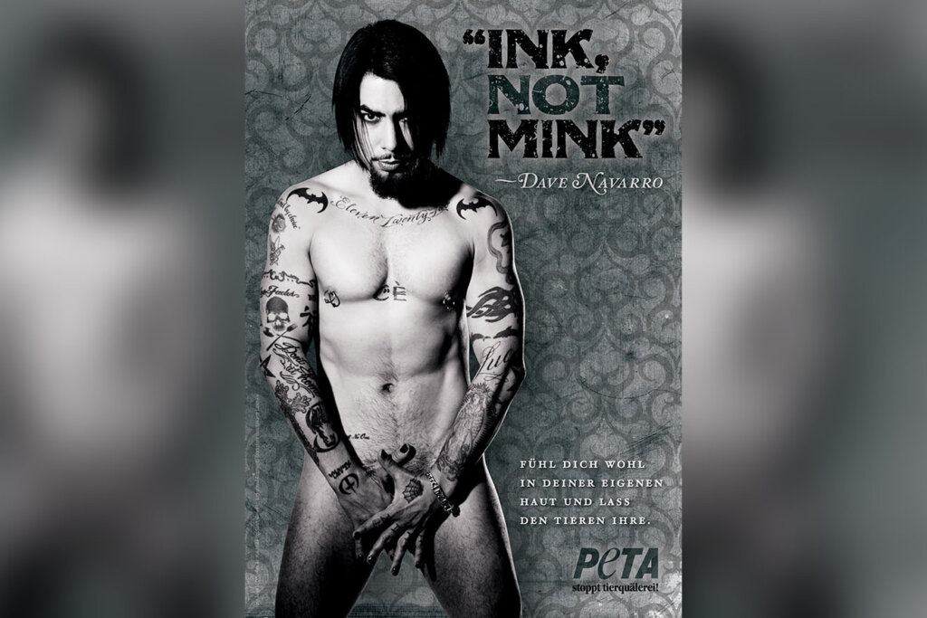 PETA Motiv Dave Navarro