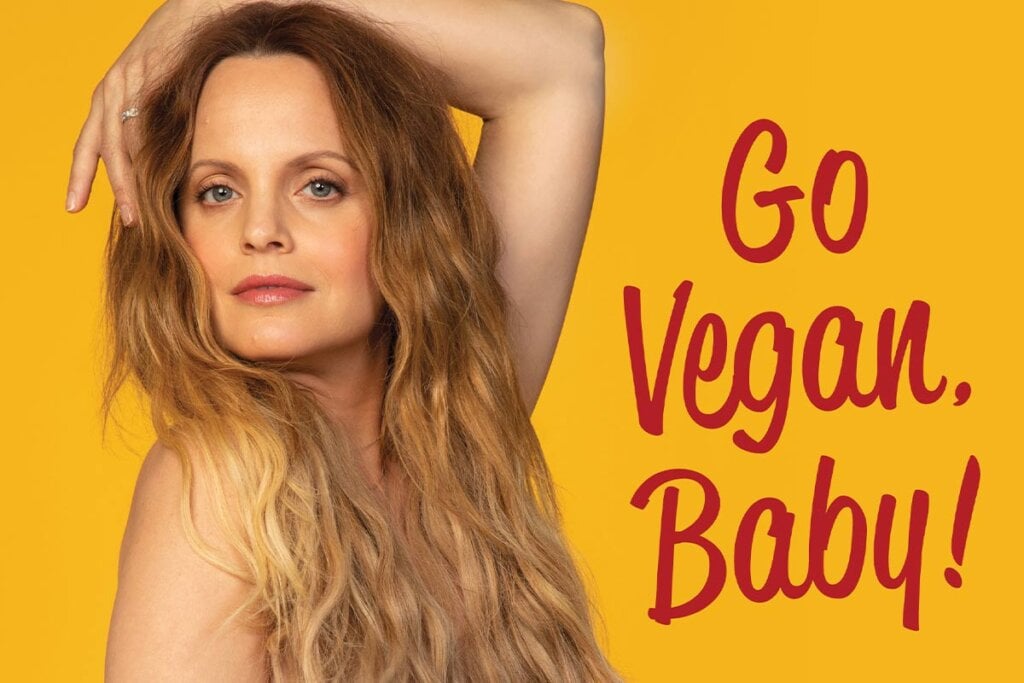 PETA Motiv Mena Suvari Go Vegan, Baby